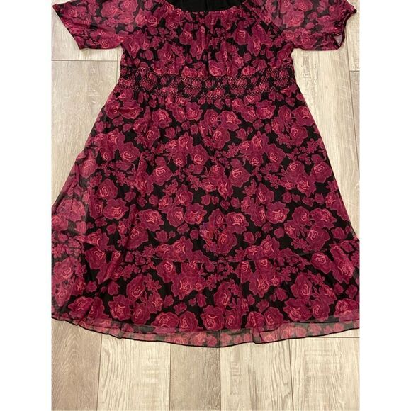 Terra & Sky plus size floral midi dress size 2X - Picture 3 of 12